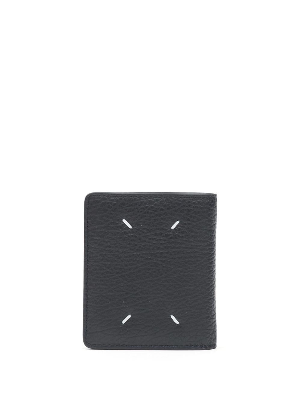 Four-stitch leather bi-fold wallet<BR/><BR/><BR/> S56UI0140 P4455T8013 MAISON MARGIELA