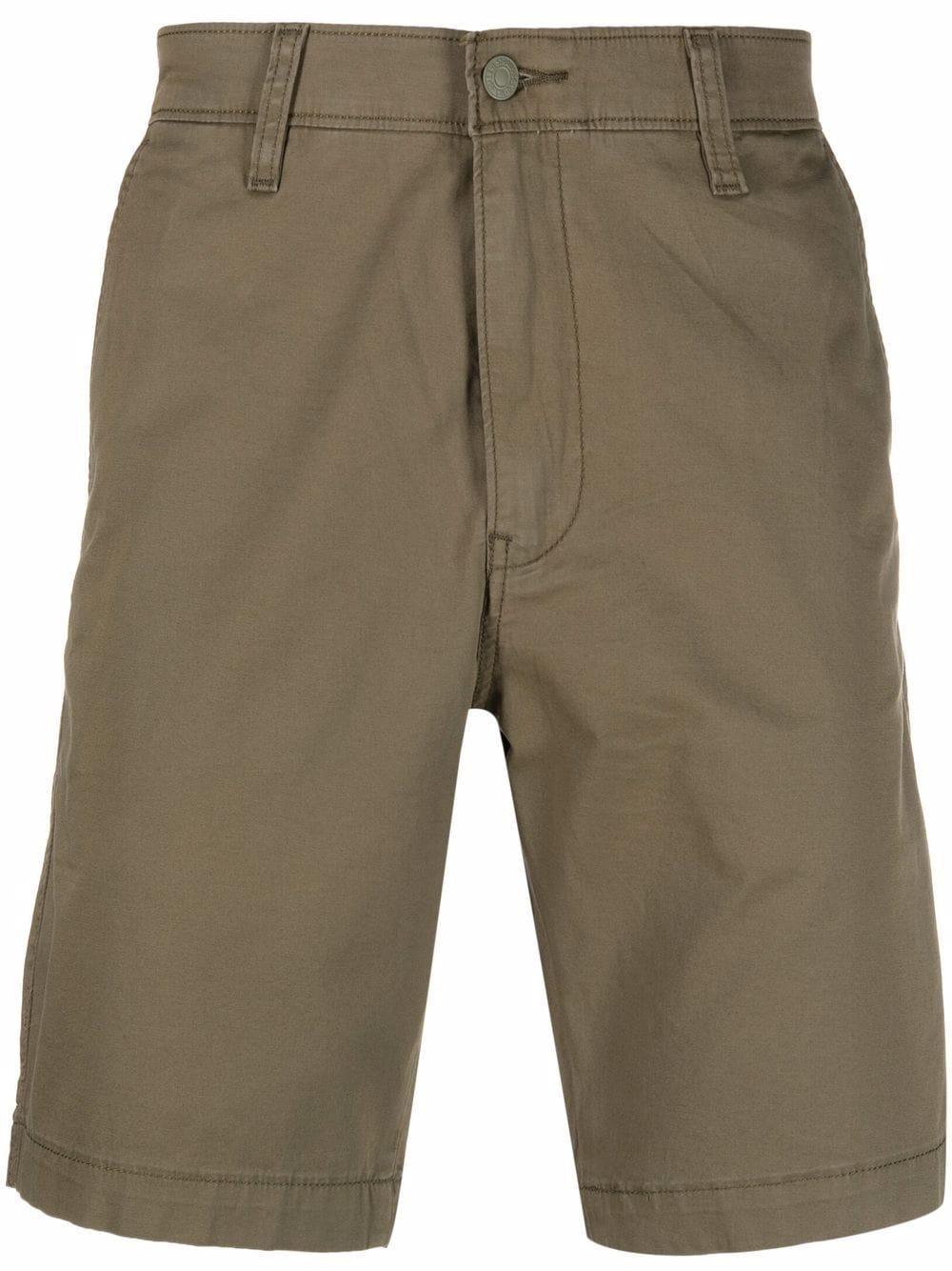 Green slim-cut chino shorts<BR/> 17202 0004 LEVI'S