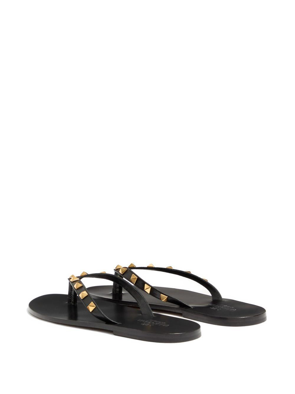 Rockstud Goatskin Flip-Flops 9Y2S0O16UIS 0NO VALENTINO GARAVANI