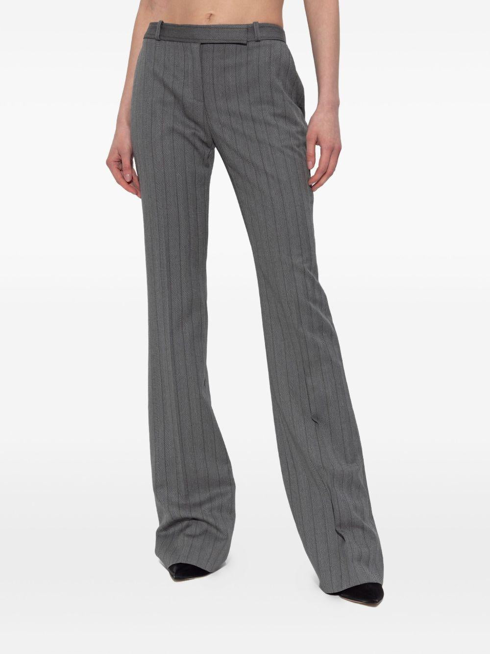 Herringbone Bumster Trousers 838792 QJAFE1121 ALEXANDER MCQUEEN