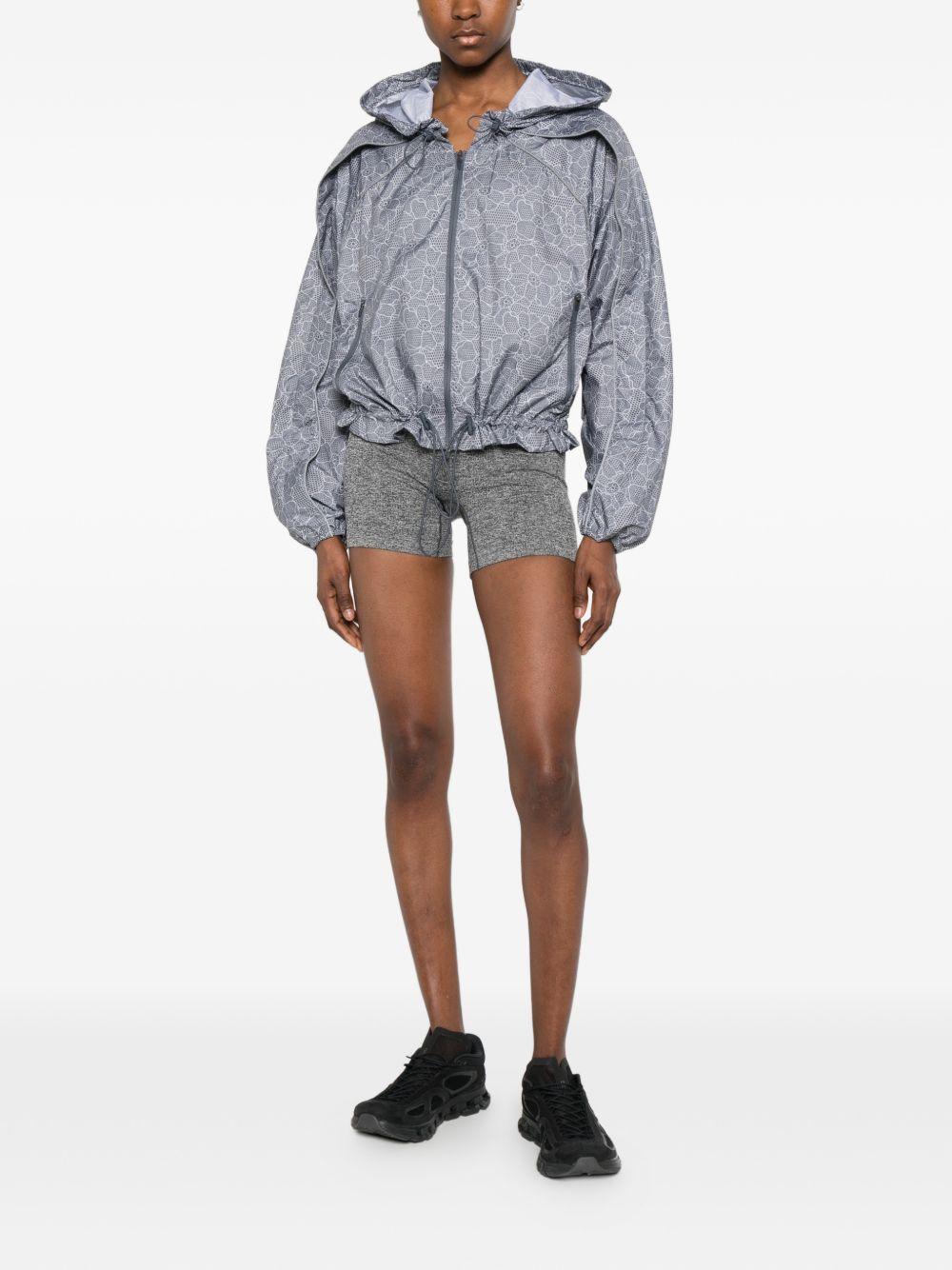 Adidas x Stella McCartney collection<BR/>Floral print K-way KB4640 LGSOGR/ONIX ADIDAS x Stella McCartney