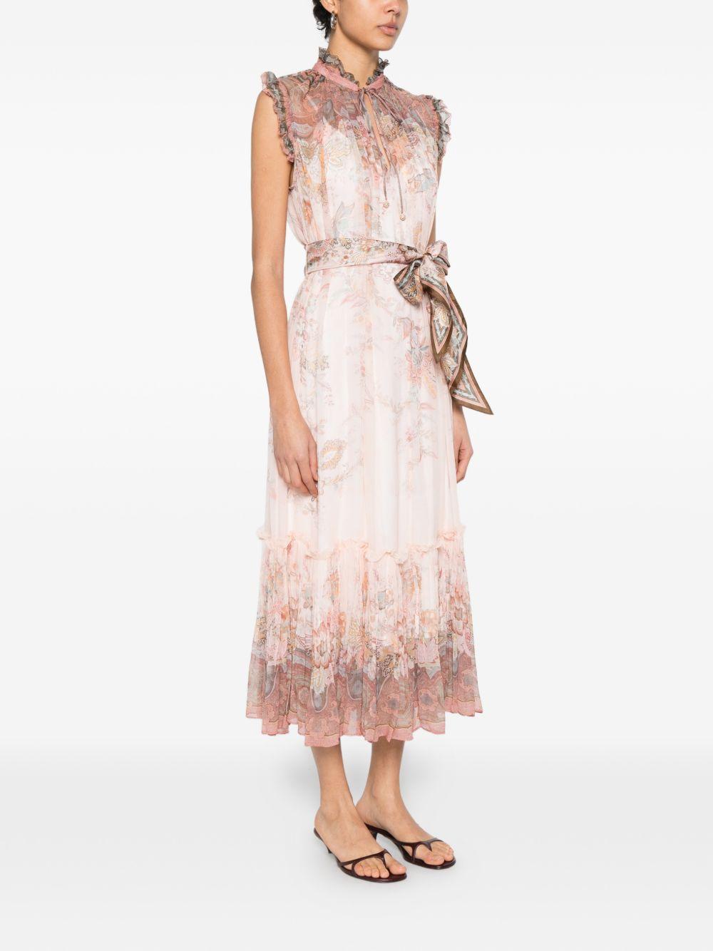 Alchemy Flutter Dress 7280DS262 PKP ZIMMERMANN