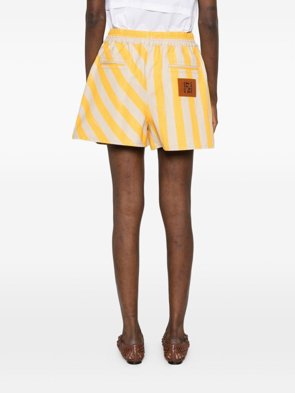 Pequin denim shorts FLP896 AOHUF1W0T FENDI