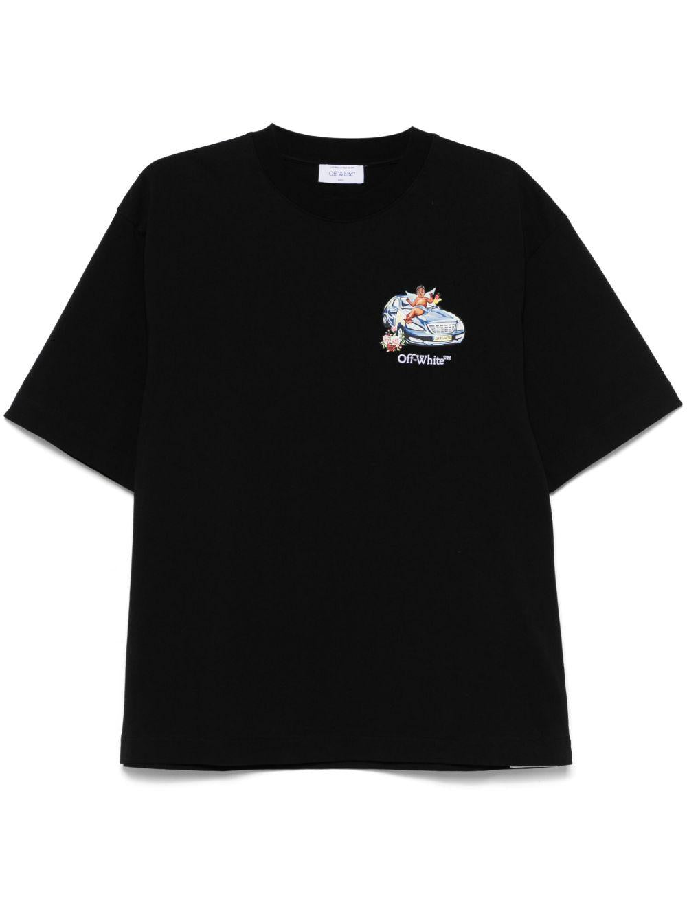 Fresco Arrow Skate T-shirt<BR/><BR/><BR/> OMAA120S25JER003 1001 OFF-WHITE