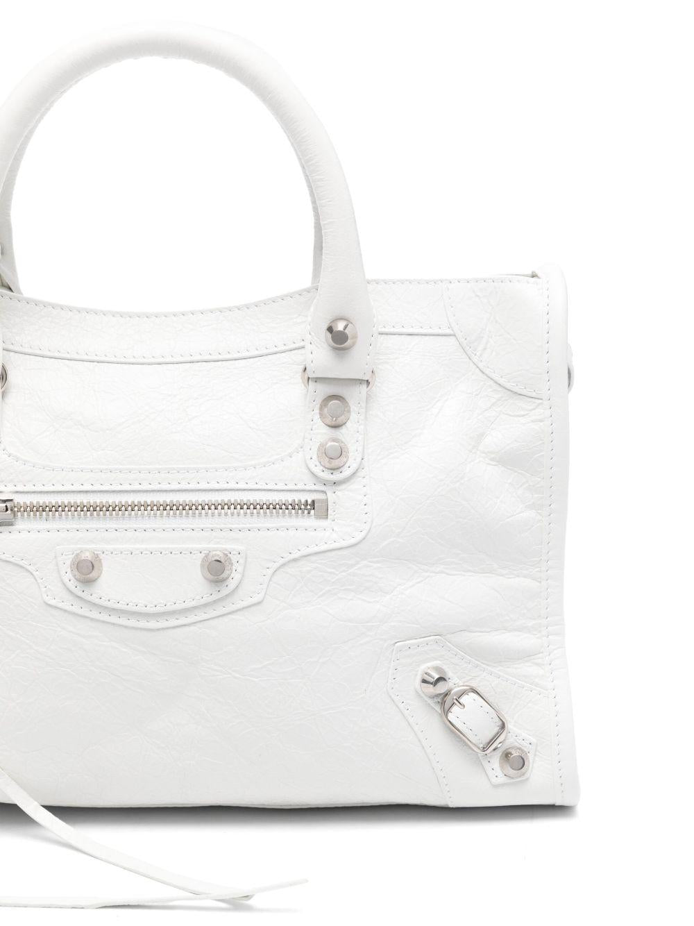 Small Le City leather tote bag<BR/><BR/> 811442 2AA9S9104 BALENCIAGA