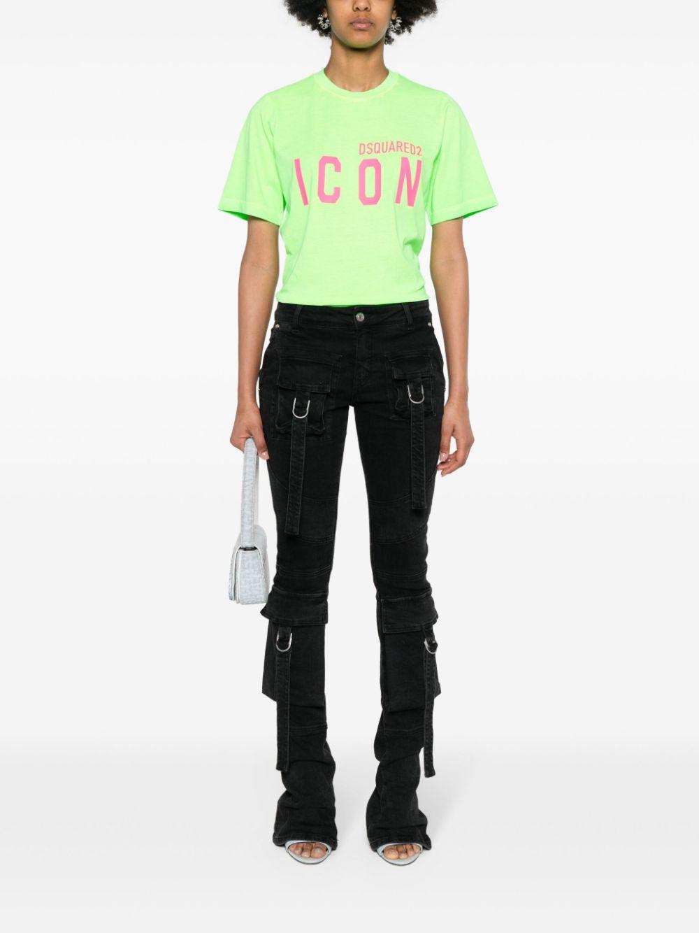 Be Icon cotton T-shirt<BR/><BR/><BR/> S80GC0067 S24692910 DSQUARED2