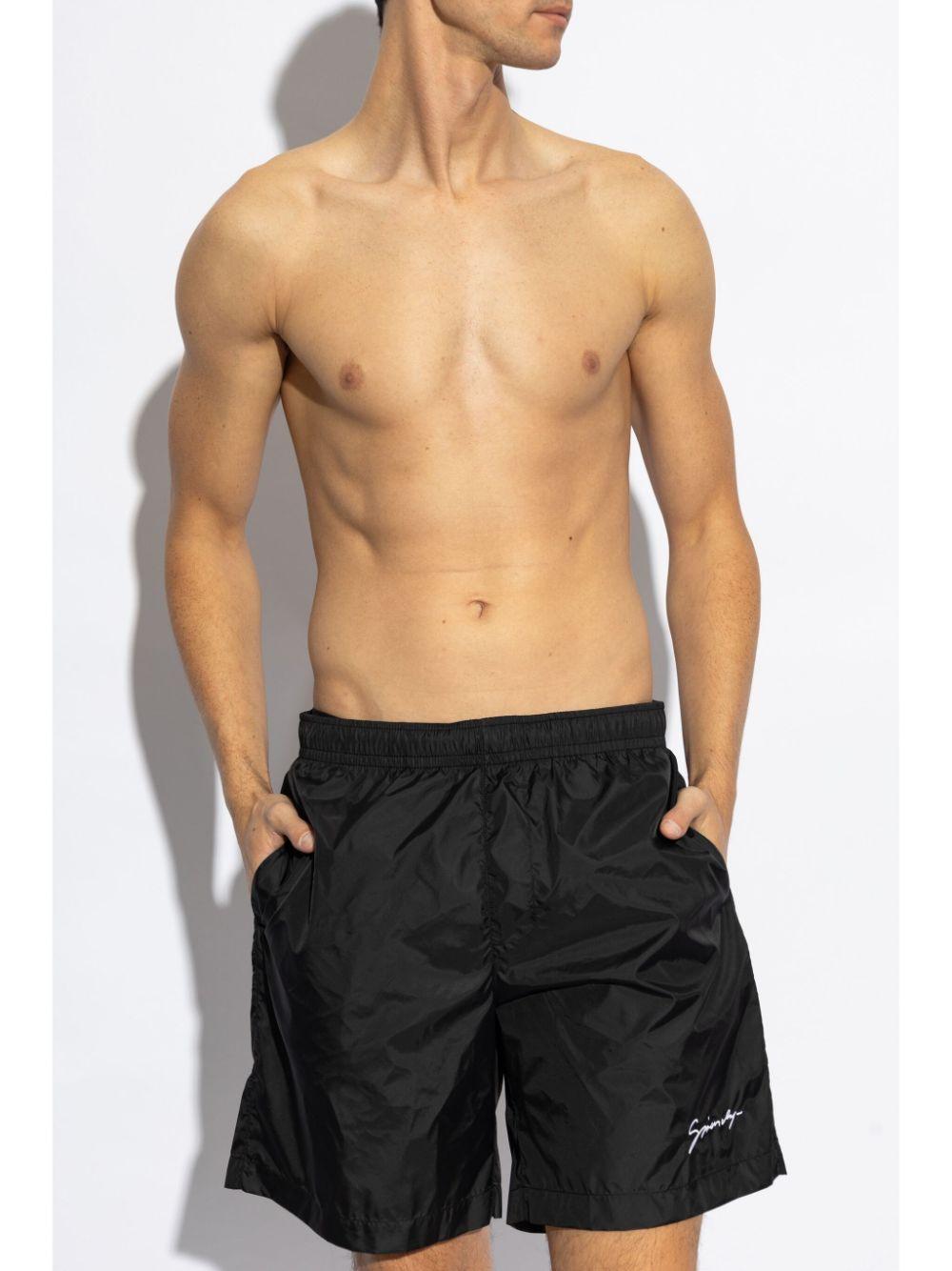 Logo-embroidered swim shorts<BR/><BR/><BR/> BMA01L1537 004 GIVENCHY