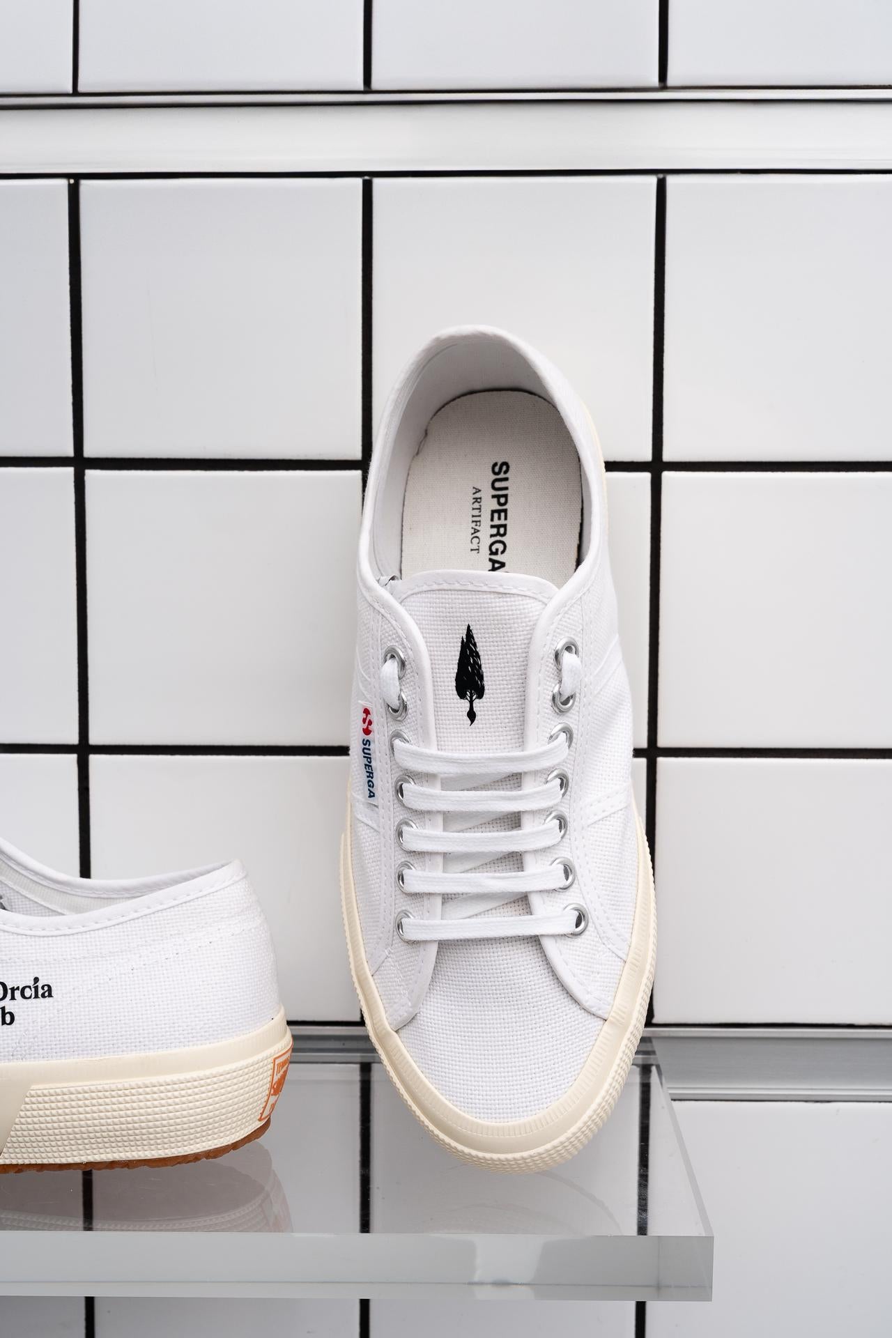 Superga x Val d'Orcia Club<BR/>Val d'Orcia Club sneakers S8161SW WHITE-OFFWHITE VAL D'ORCIA CLUB