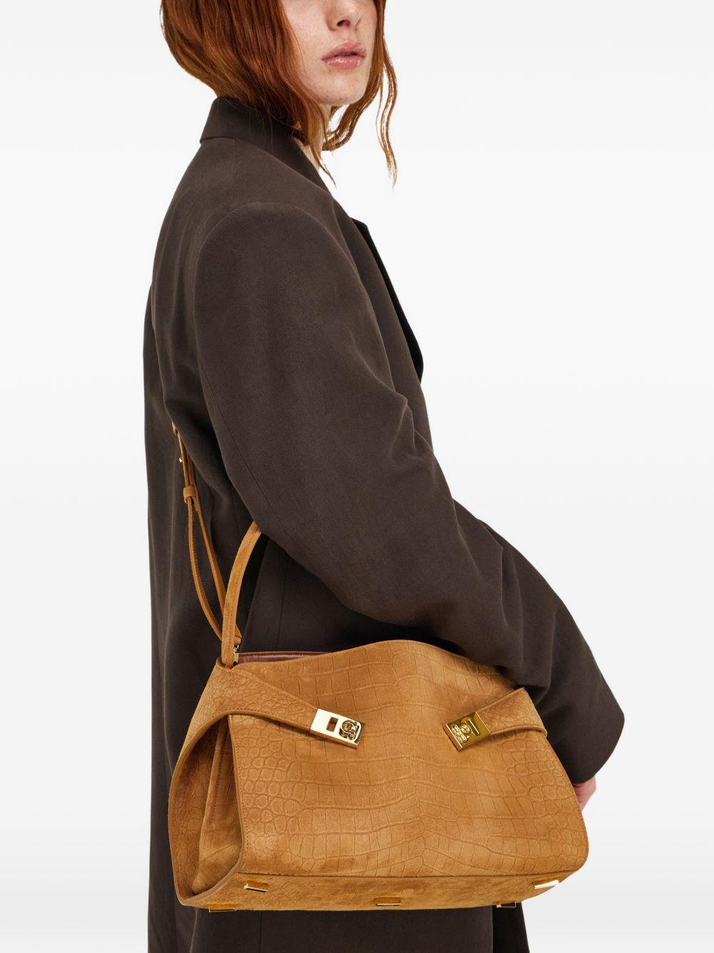 Hug soft shoulder bag (M) 219816 HUG SH S 792869NATURALE 6 FERRAGAMO
