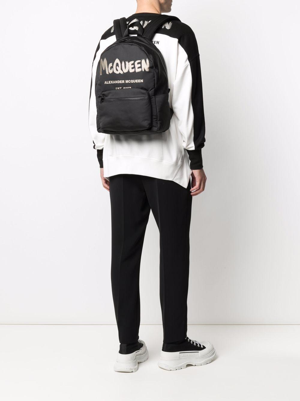 Graffiti Metropolitan printed backpack 646457 1AABW1073 ALEXANDER MCQUEEN