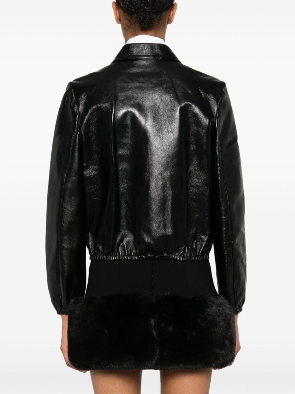 Leather jacket<BR/><BR/><BR/> 797625 XNA3H1000 GUCCI