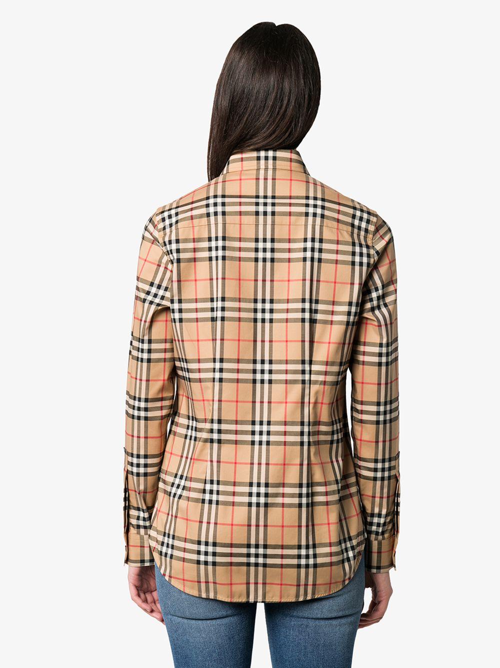Vintage Check button-down shirt 8022284 ARCHIVE BEIGE BURBERRY
