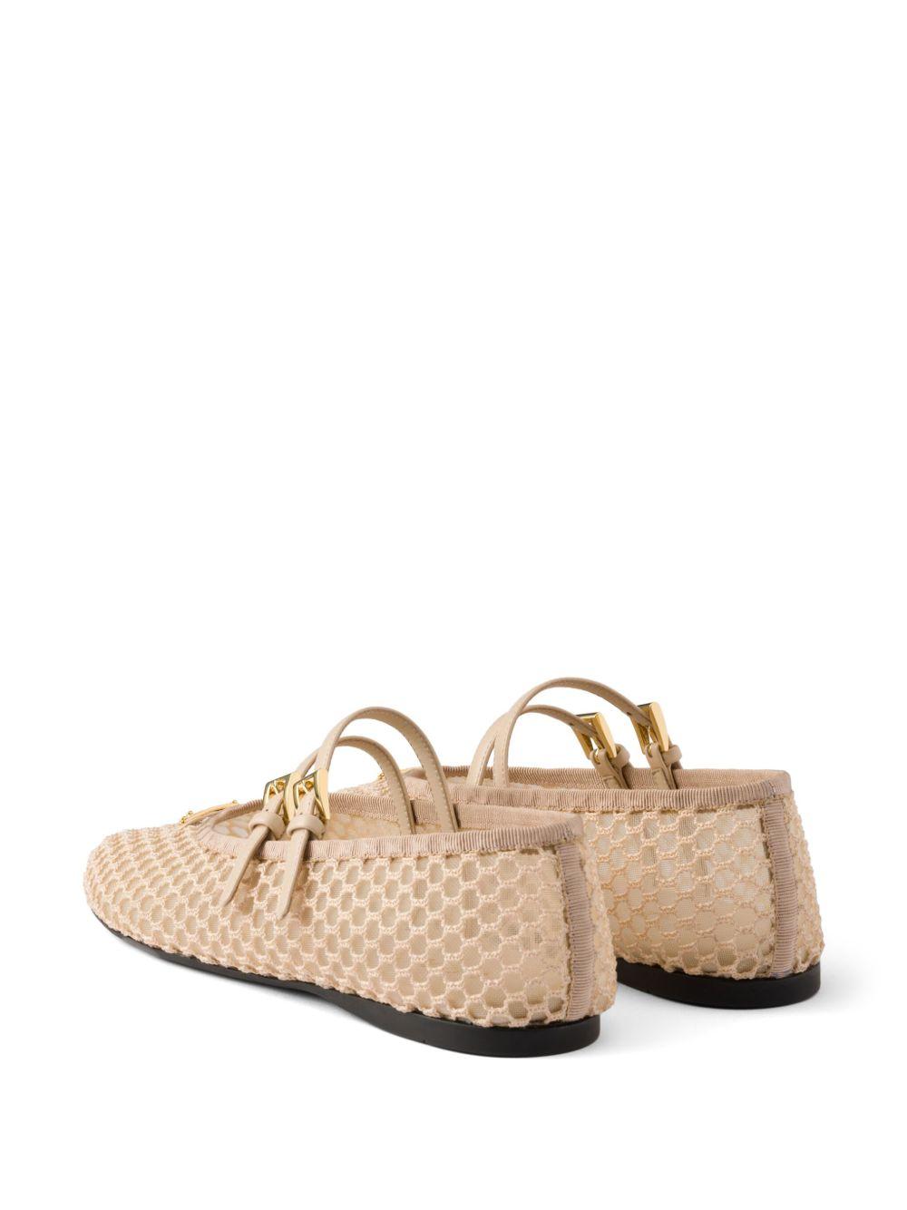 Mesh ballet flats<BR/><BR/><BR/> 1F915N 099F0485 PRADA