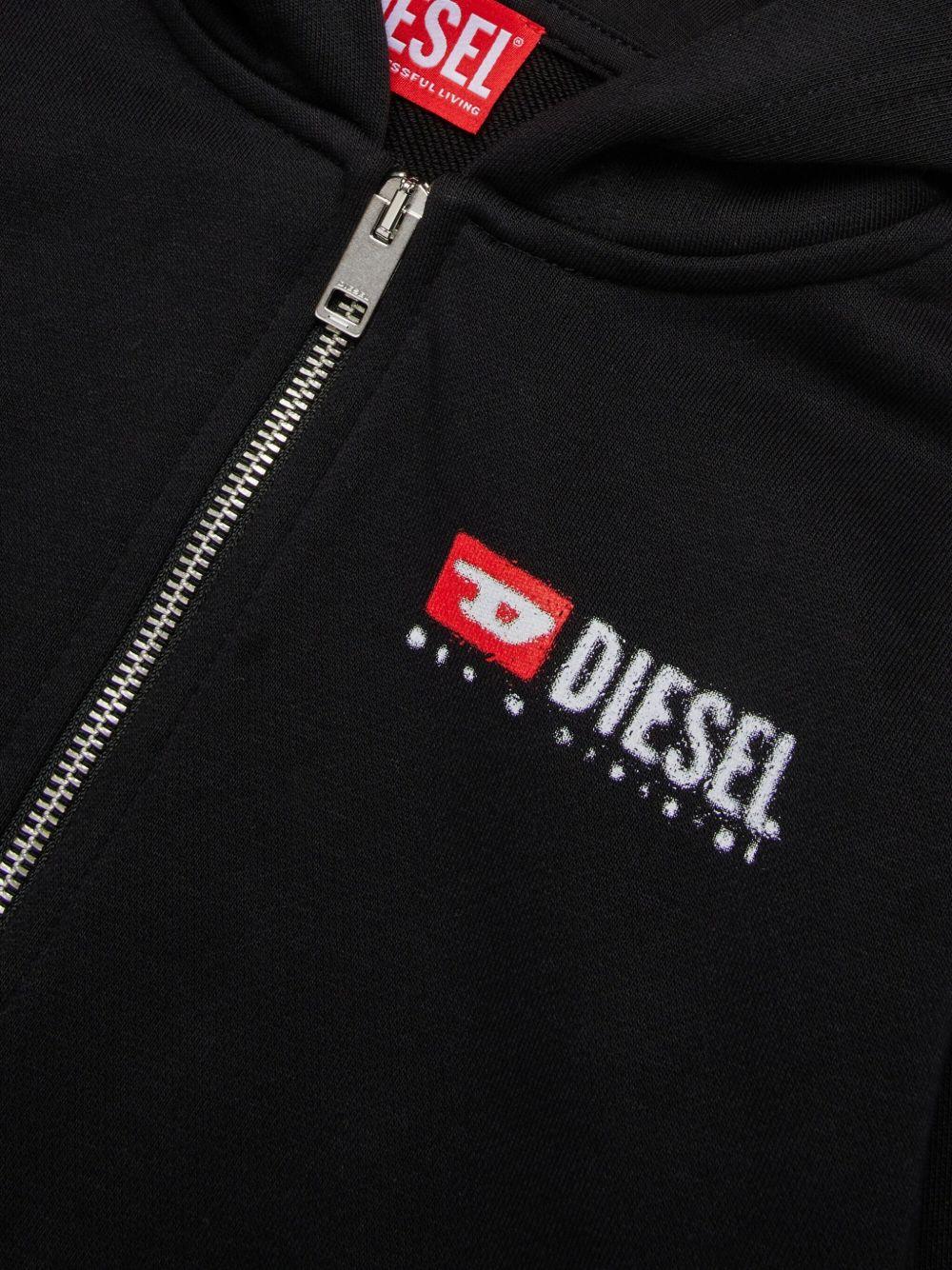 Cotton zip-up hoodie J02484 KYAZ3K900 DIESEL KID