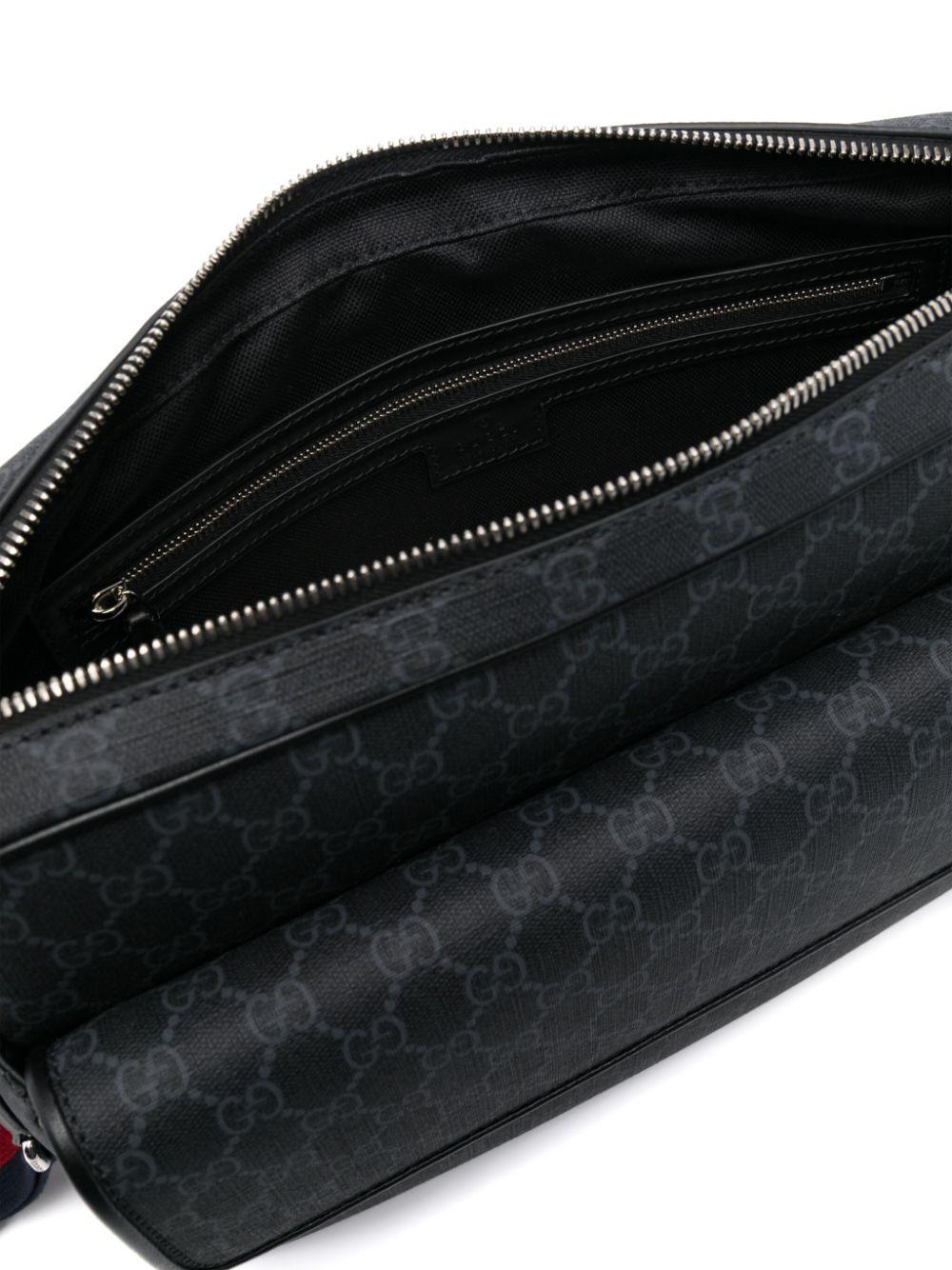 GG-print shoulder bag<BR/><BR/><BR/> 822071 FADJA1042 GUCCI