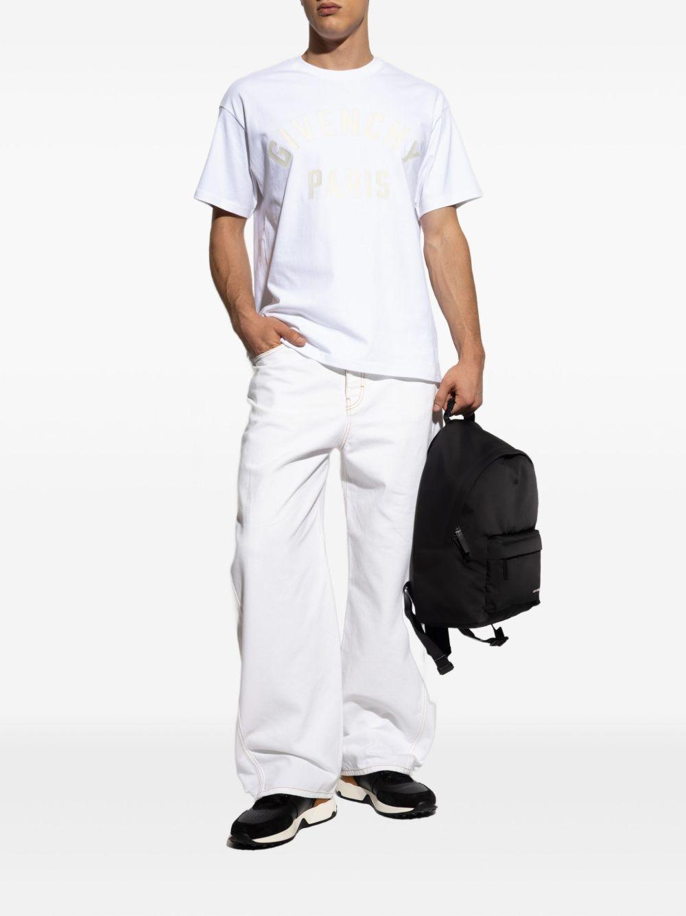 T-shirt with GIVENCHY Paris embroidery BM71NK3YRS 100 GIVENCHY