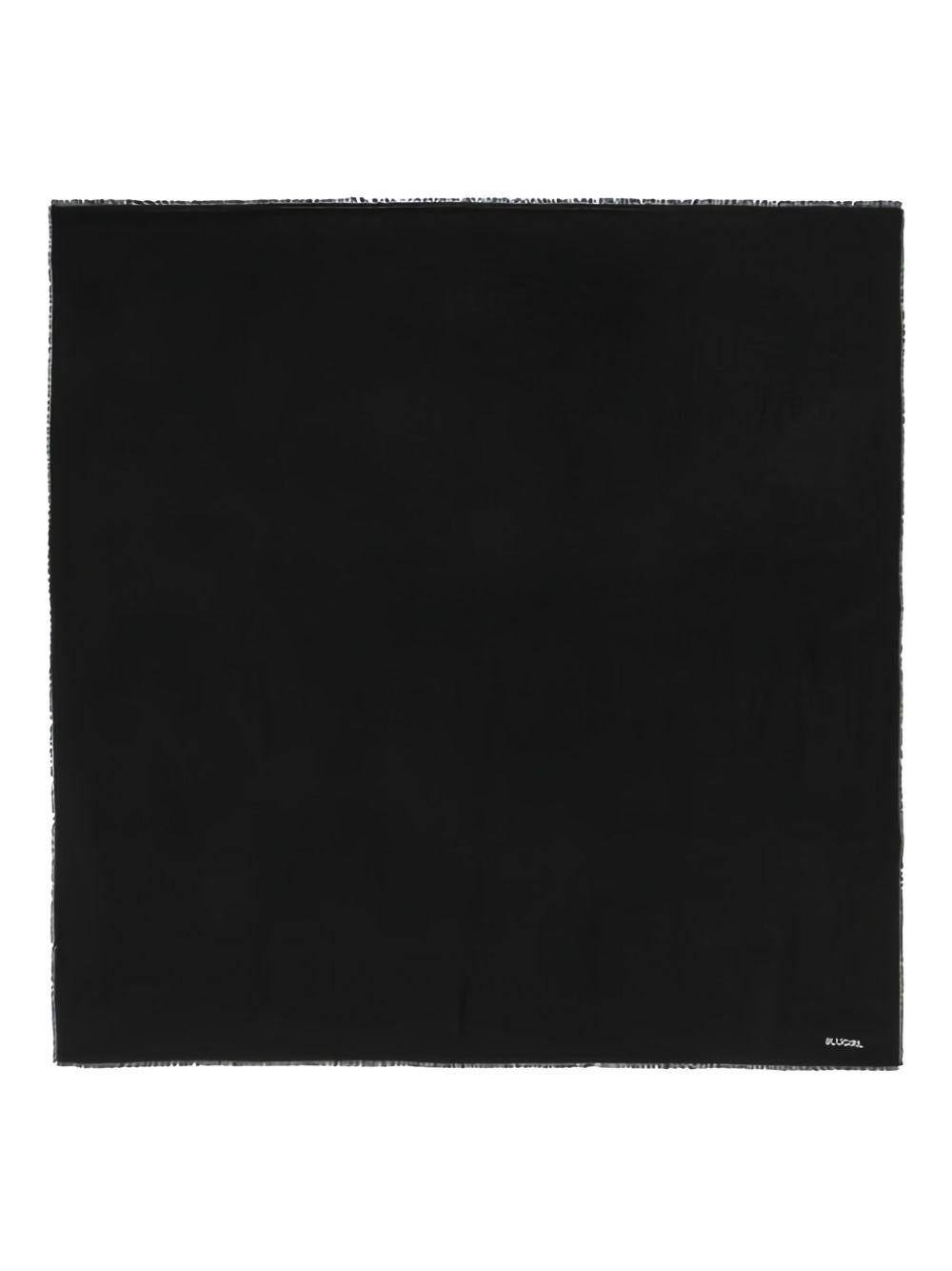 Foulard scarf with jacquard logo PF3043T0300 22222 BLUGIRL