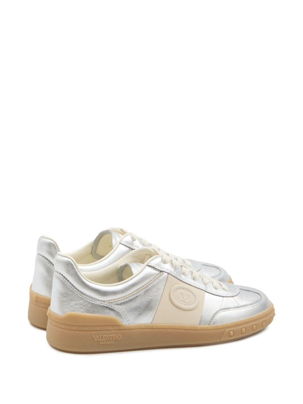 Upvillage Trainer In Laminated Calfskin With Nappa Calfskin Leather Band 8W2S0IL9HEJ BJU VALENTINO GARAVANI
