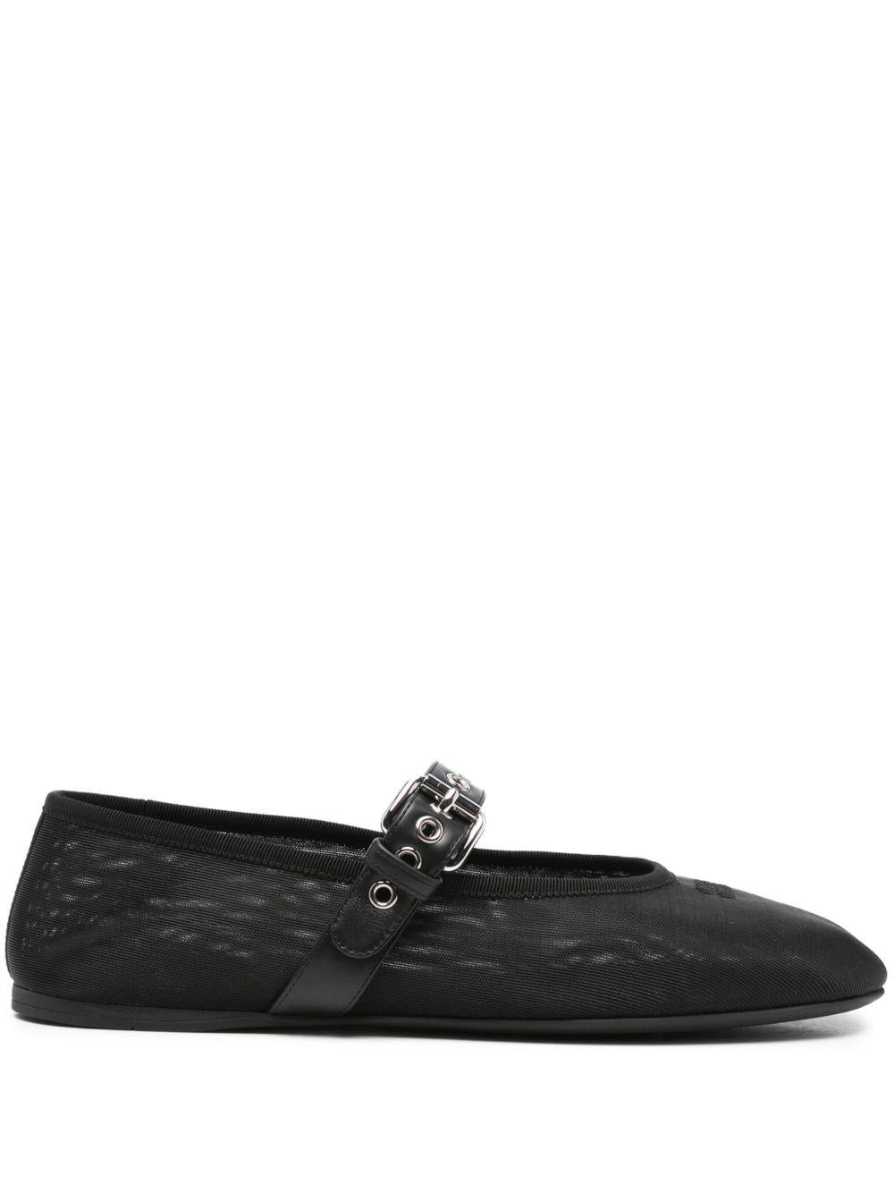 Mesh fabric ballerinas 5F373E099 F-005F0002 MIU MIU