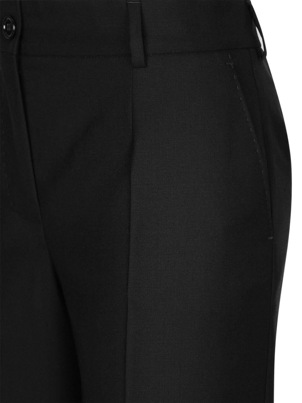 Flared virgin-wool trousers<BR/><BR/><BR/> FTC31T FU28DN0000 DOLCE & GABBANA