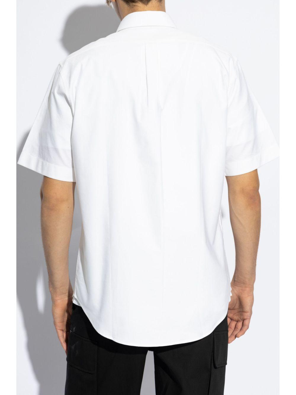 Logo-embroidered shirt<BR/><BR/><BR/> BM611CG1ZF 100 GIVENCHY