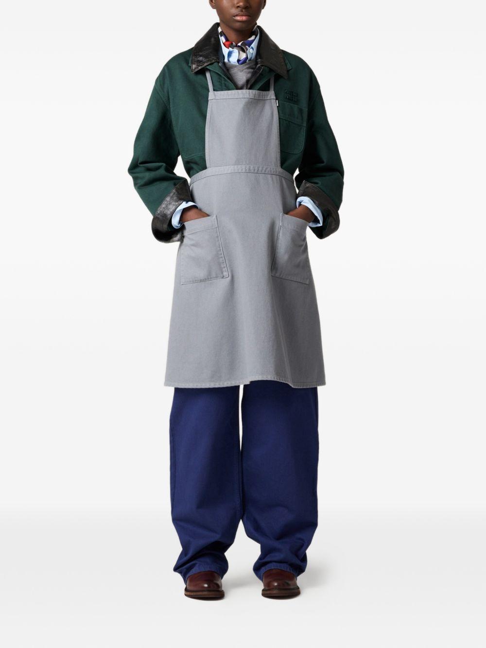 Garment-dyed gabardine pants MP197019JY S OOOF0021 MIU MIU