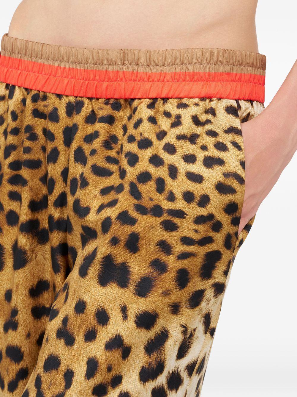 Palazzo Pants with Cavalli Pop Print WQT210 OZR3301510 ROBERTO CAVALLI