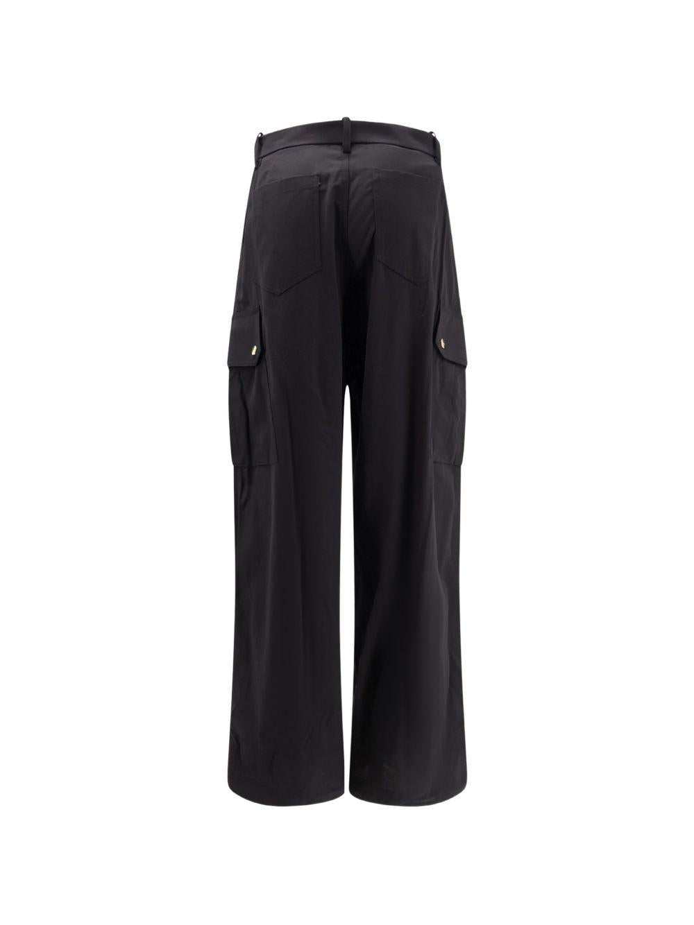 Flowing cotton trousers 106278 A2ERZ99 PINKO