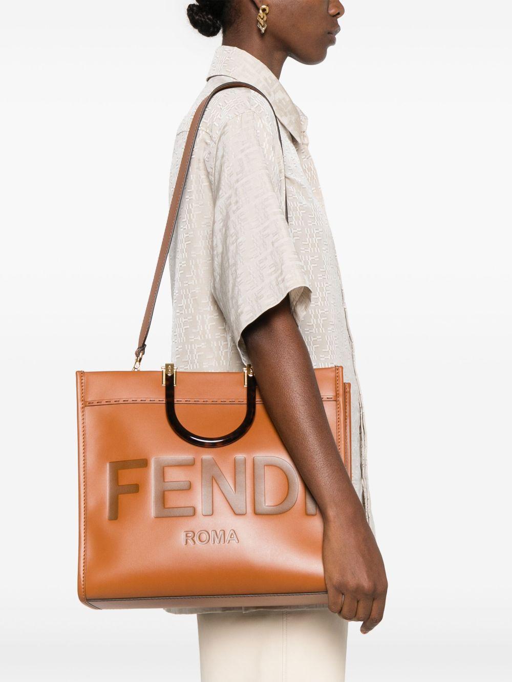 Sunshine logo-debossed tote 8BH386 ABVLF0PWZ FENDI