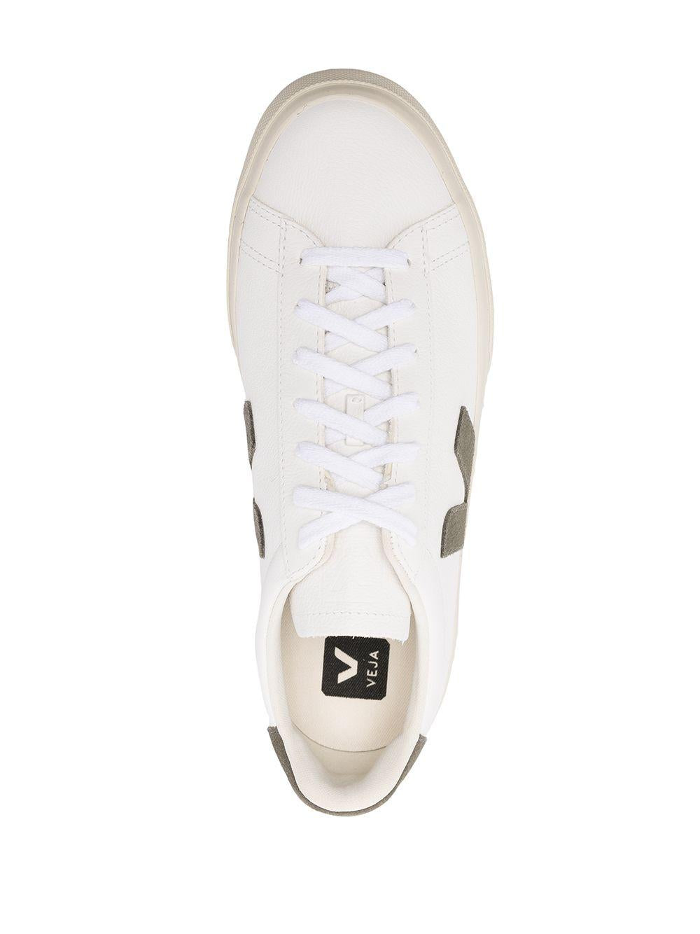 Campo leather sneakers<BR/><BR/><BR/> CP0502347 EXTRA WHITE/KHAKI VEJA
