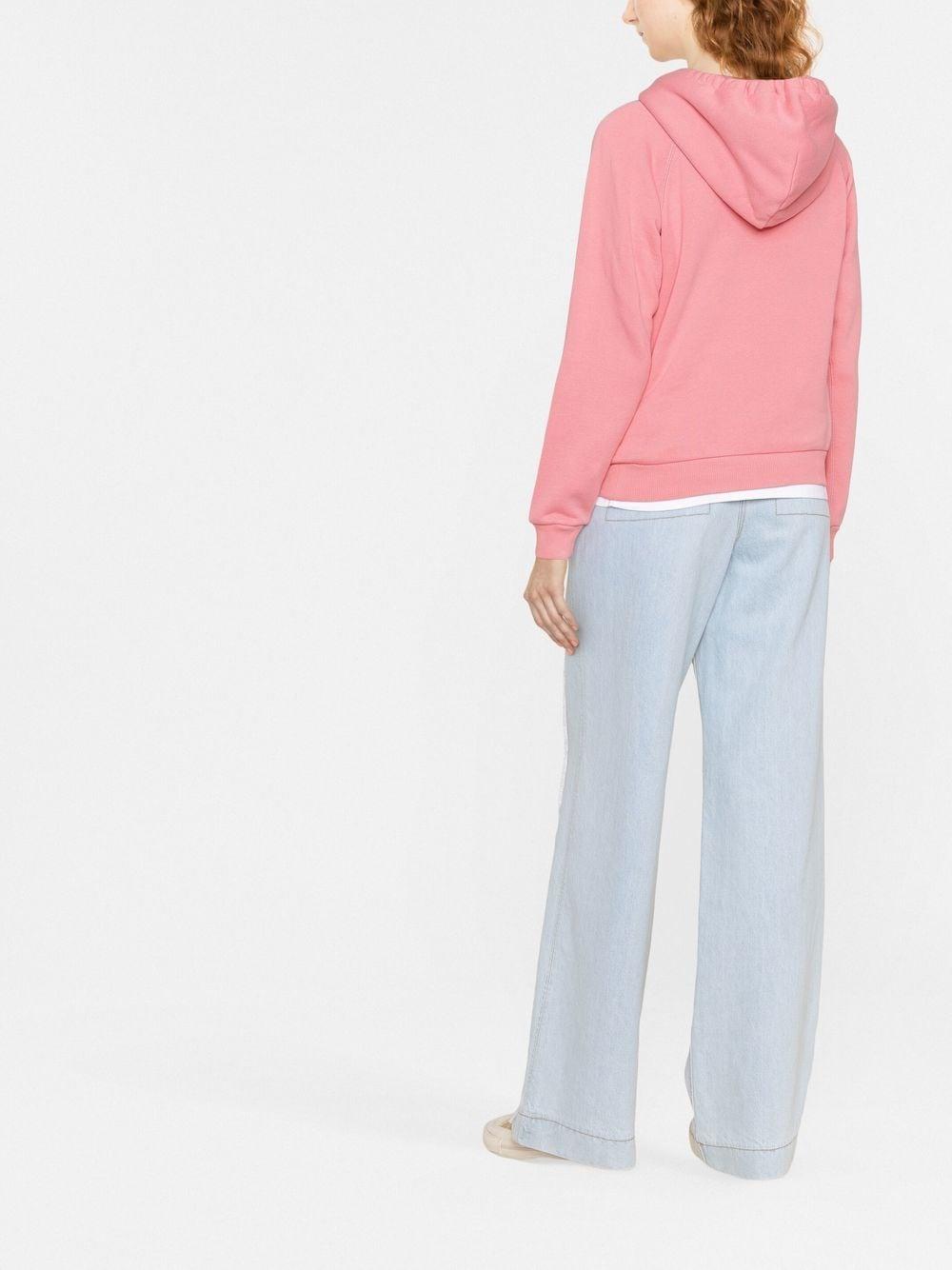 Pink logo-embroidered drawstring hoodie 211794394021 ROSE POLO RALPH LAUREN