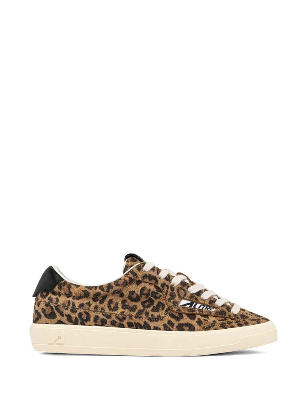 WINDSCAPE LOW SNEAKERS SCLW DY01LEOPRINT LEOP/BLACK AUTRY