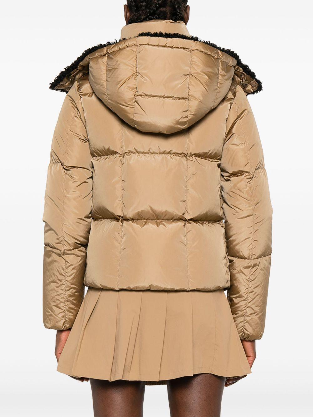 Castelnou Square-Quilted Hooded Short Down Jacket K20931A00150 539ZD226 MONCLER