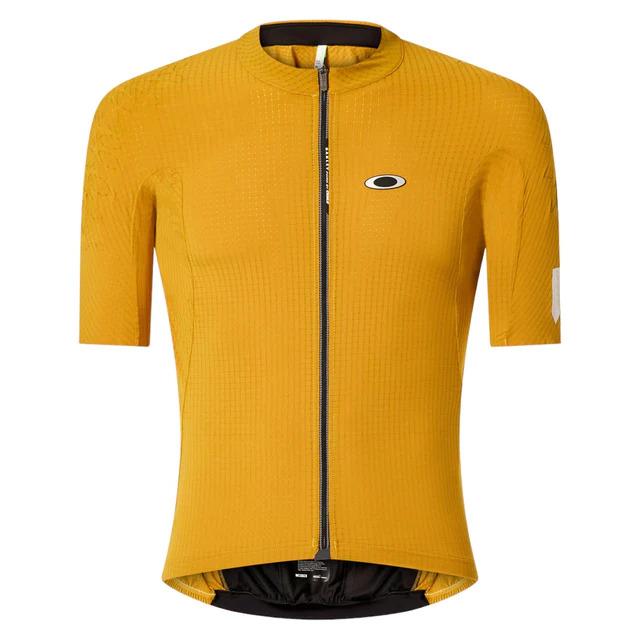 Oakley X Q36.5 <BR/>Yellow Pinstripe short sleeves jersey <BR/> FOA405953 5AA OAKLEY