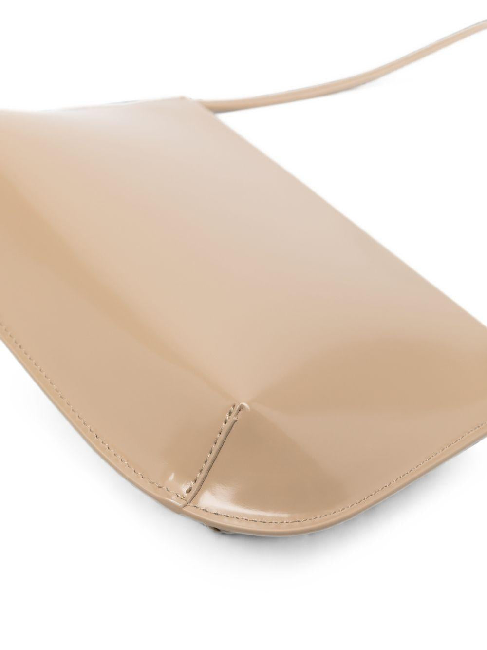 Bra leather shoulder bag BRABAG LATTESPAZZOLATO FANE