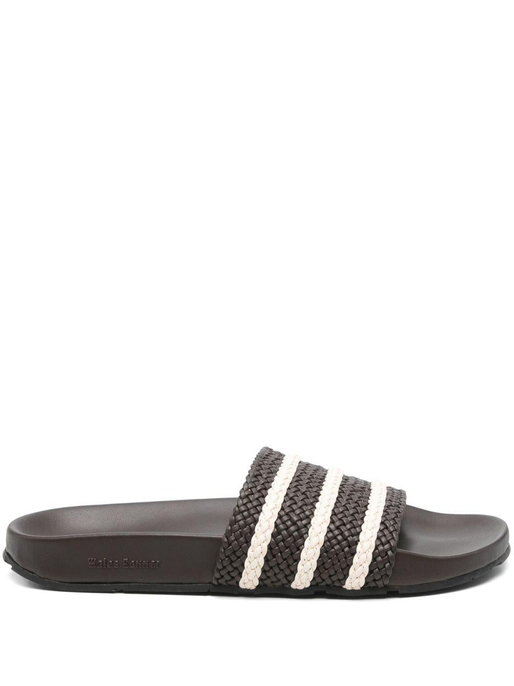 adilette slides JR0229 DBROWN/WONWHI ADIDAS x Wales Bonner