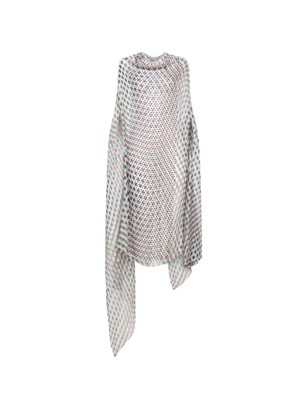 Cape-style dress in silk 011011 3094005 DRIES VAN NOTEN