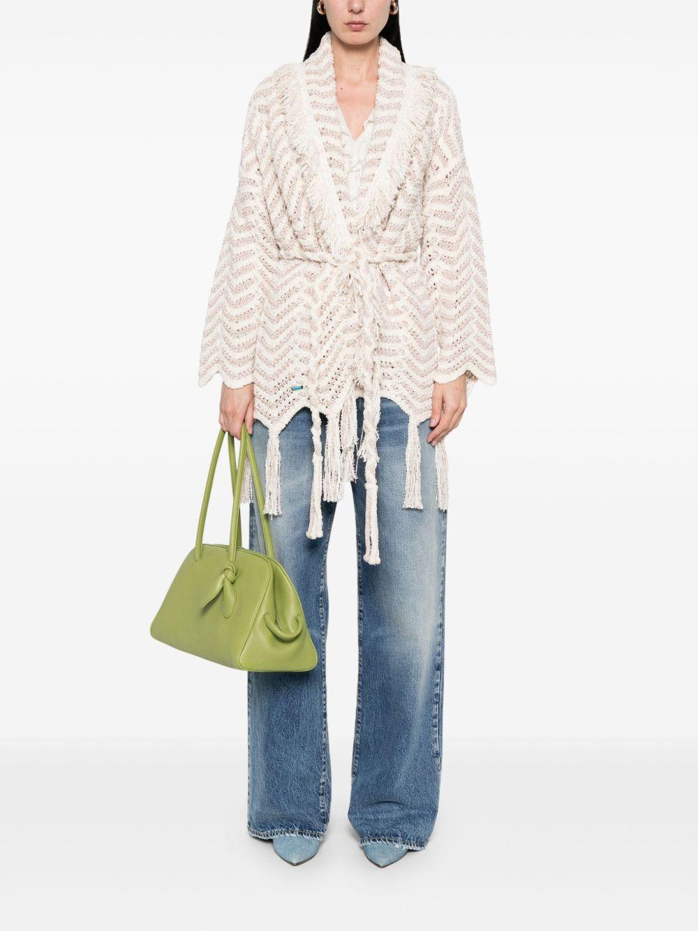 Shady Beach cardigan<BR/><BR/><BR/> LWHB064R25KNI006 0361 ALANUI