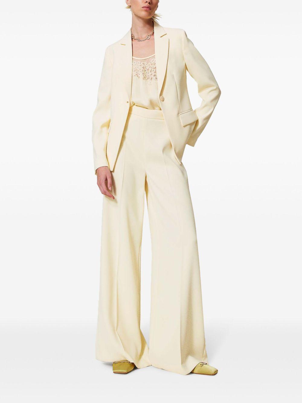 Crepe palazzo trousers<BR/><BR/><BR/> 251TP2102 12143 TWINSET