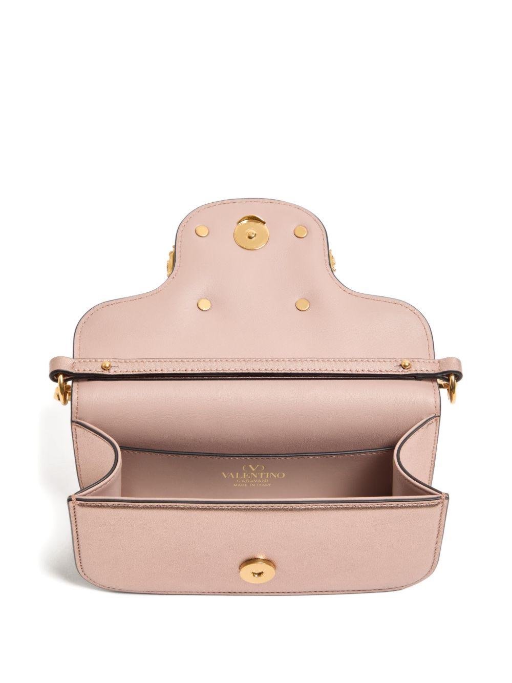 Locò Small Shoulder Bag in Laminated Calfskin with Jewel Logo 8W2B0K53LNK C2E VALENTINO GARAVANI