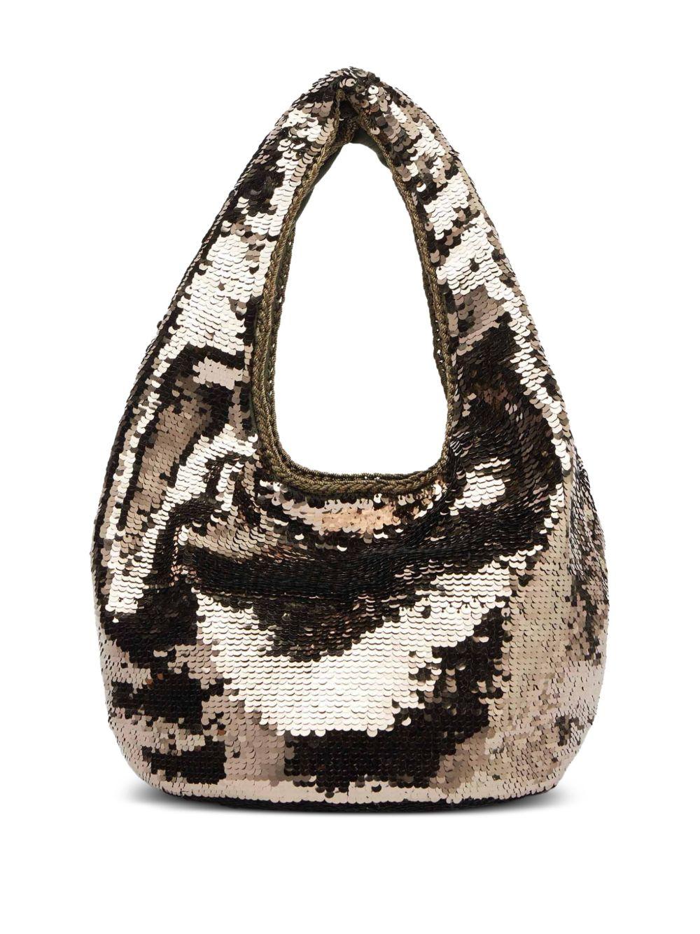 Mini sequinned tote bag<BR/><BR/> HB0728 FA0230975 JW ANDERSON