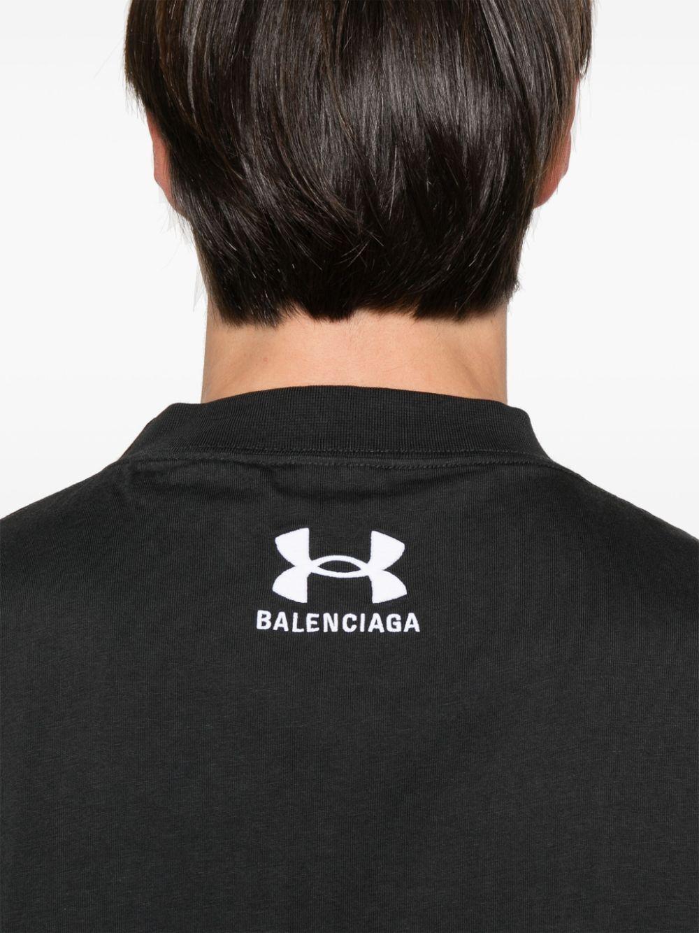x Under Armour® logo-embroidered T-shirt<BR/><BR/><BR/> 787349 TRVB79034 BALENCIAGA