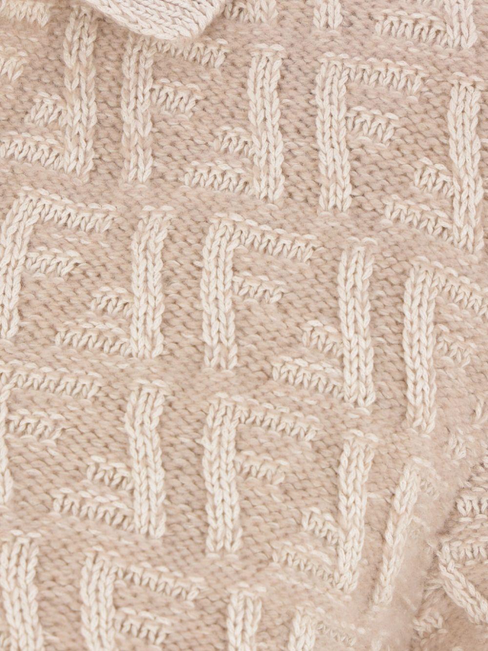 FF-embroidered polo top FZXD06 ATPLF1R0Q FENDI