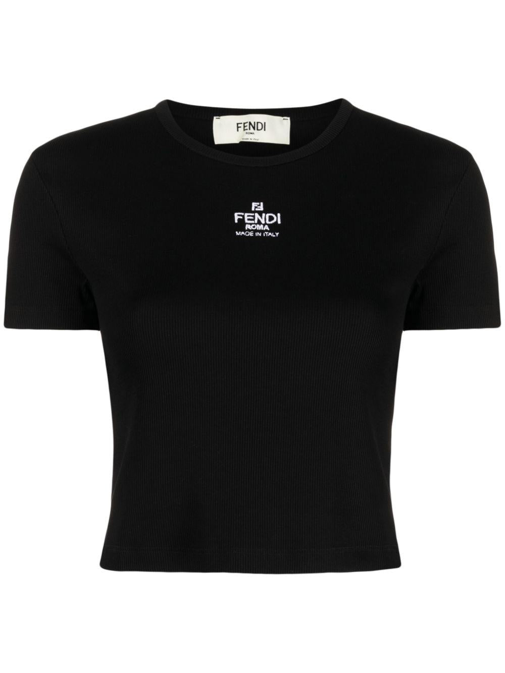 cotton crop top FS8110 ANQMF0GME FENDI