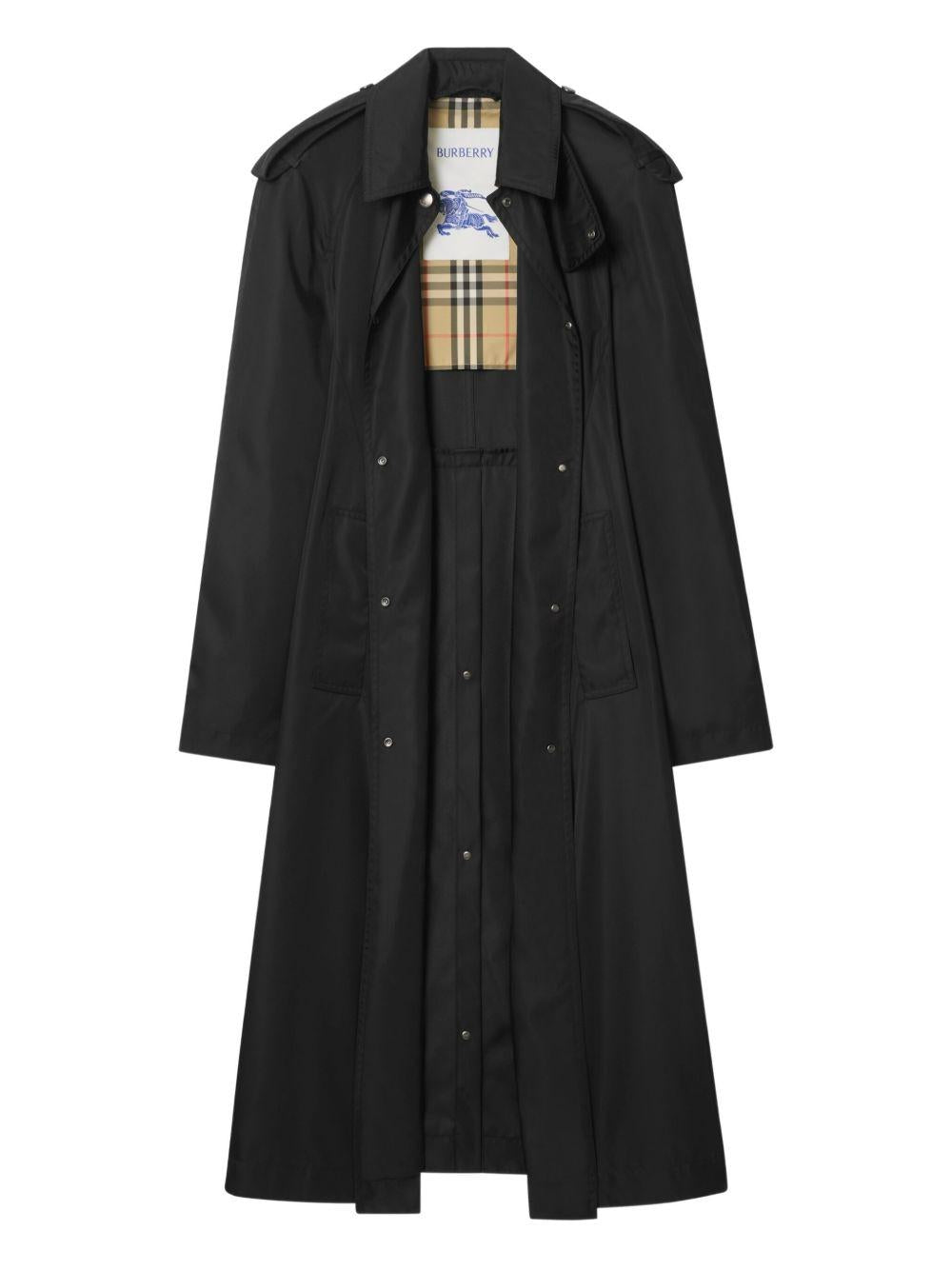 long Nylon Hooded Car Coat 8118730 A1189 BURBERRY