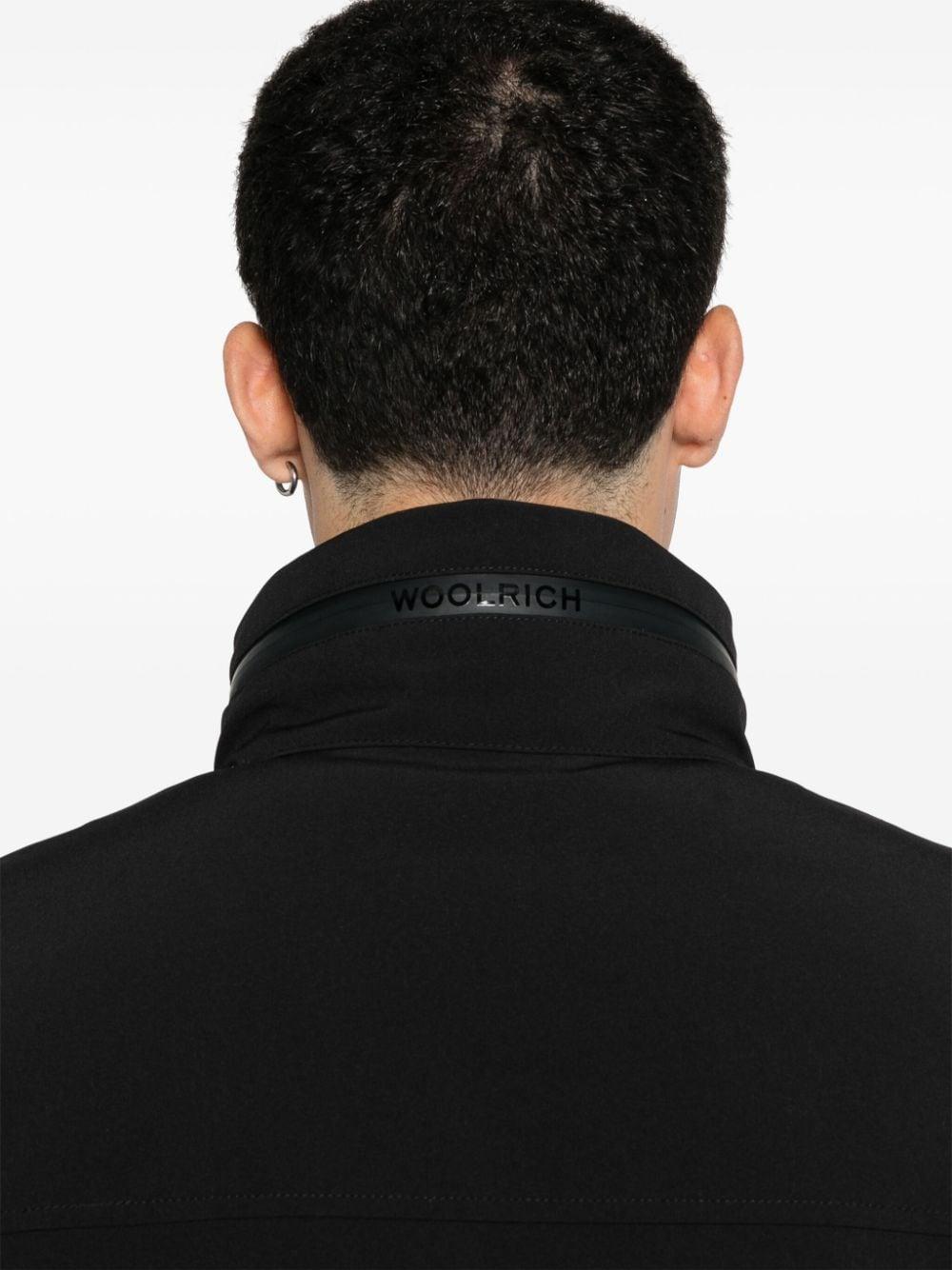 Soft shell bomber jacket<BR/> CFWOOU0920MRUT3496 100 WOOLRICH