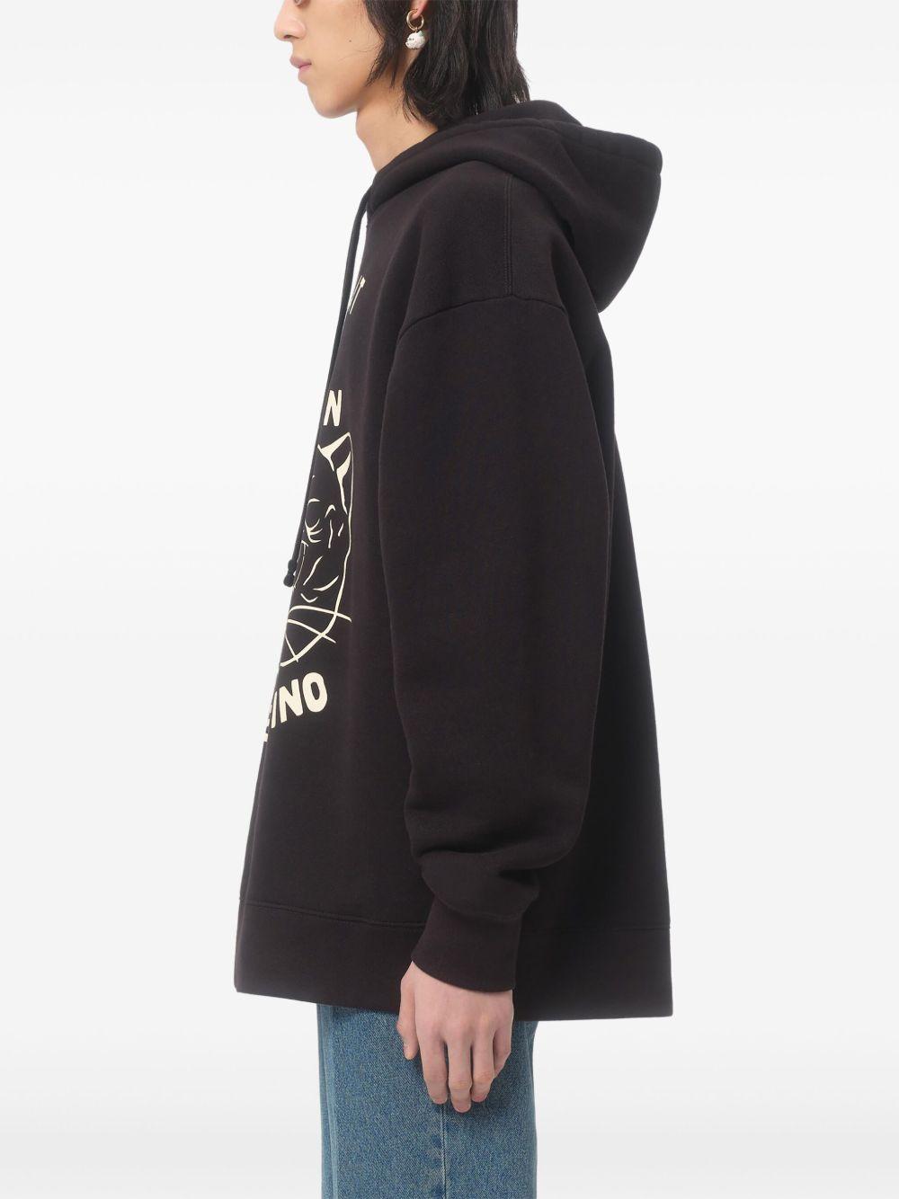 Chat de La Maison hoodie<BR/><BR/> 7V3MF28NB33 9RA VALENTINO GARAVANI