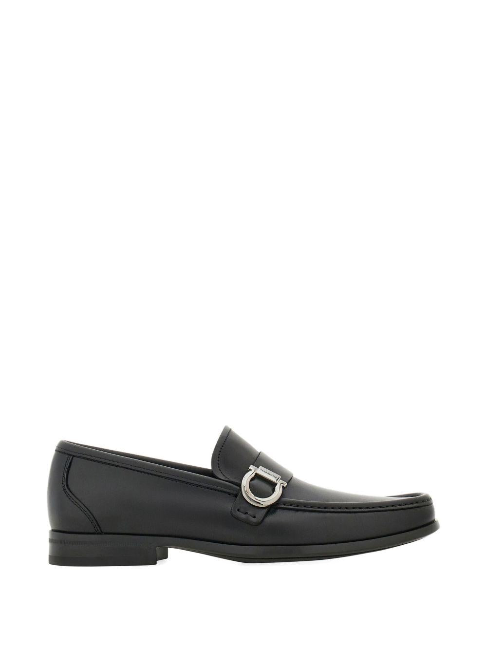 Gancini ornamental loafer 027963CASPIAN 775114NERO FERRAGAMO