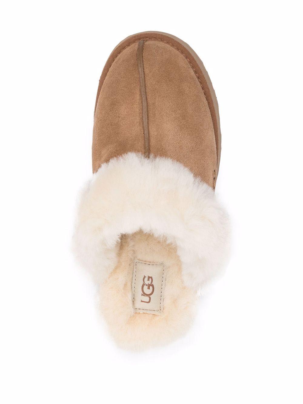 Beige suede Disquette suede slippers 1122550 CHE UGG