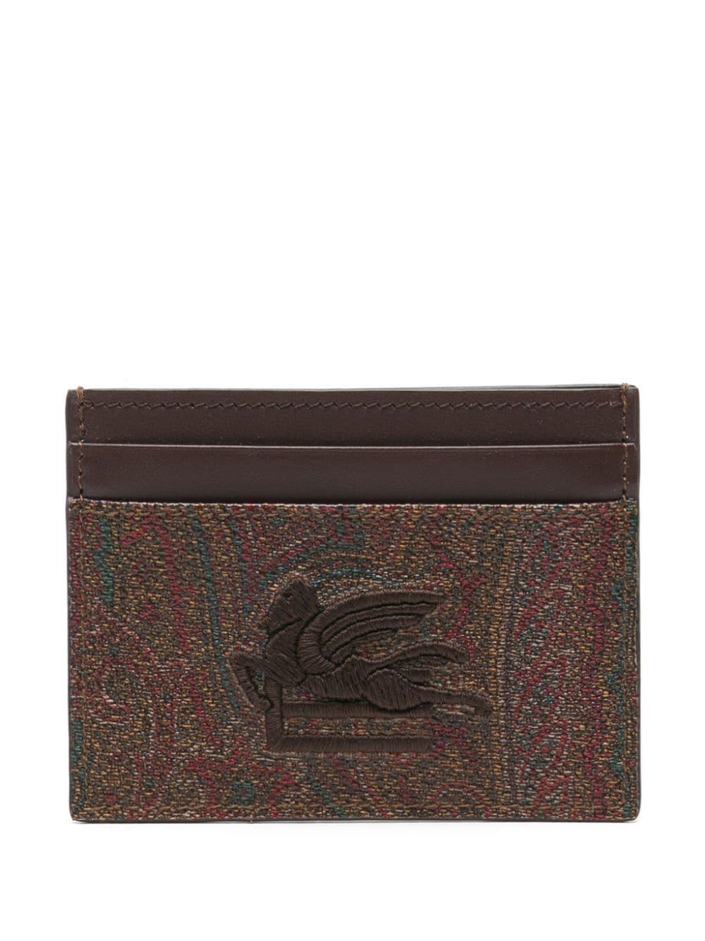 Pegaso-embroidered cardholder WP2E0001 AA001M0019 ETRO